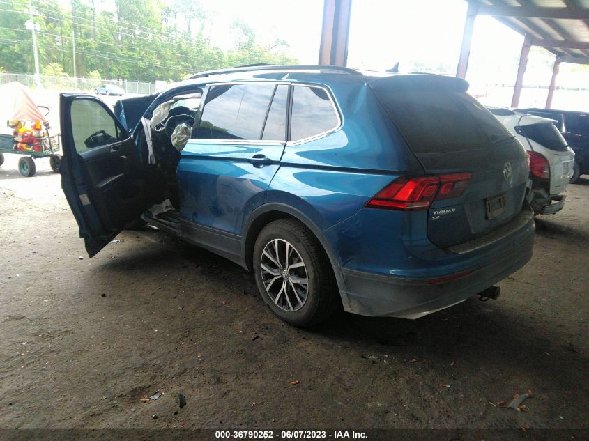 2019 VOLKSWAGEN TIGUAN SE/SEL/SEL R-LINE JET-BLA - 3VV3B7AX9KM173884