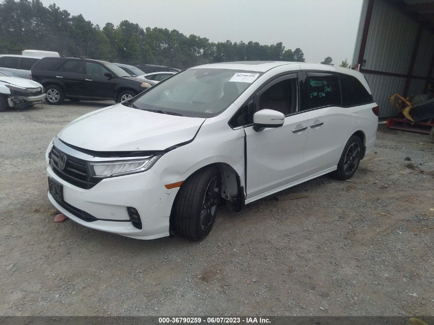 2022 HONDA ODYSSEY ELITE - 5FNRL6H96NB004275