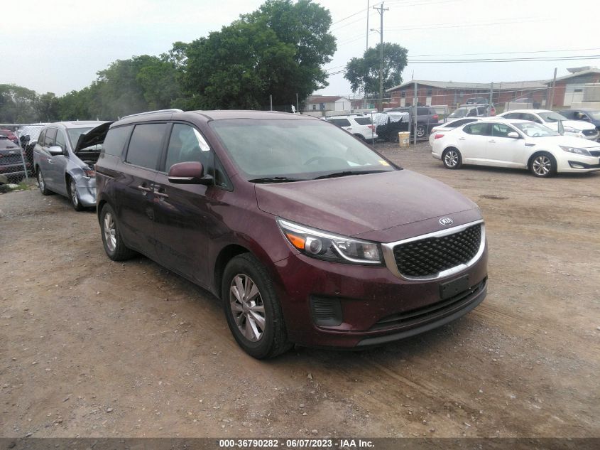 2017 KIA SEDONA LX - KNDMB5C14H6239122