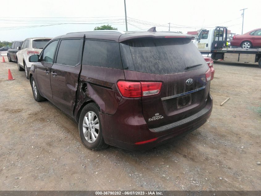 2017 KIA SEDONA LX - KNDMB5C14H6239122