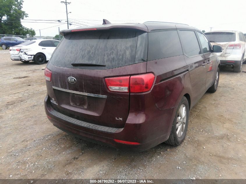 2017 KIA SEDONA LX - KNDMB5C14H6239122