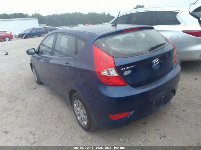 2017 HYUNDAI ACCENT SE - KMHCT5AEXHU345967