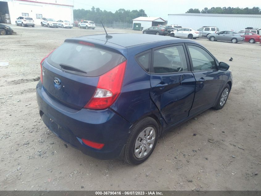 2017 HYUNDAI ACCENT SE - KMHCT5AEXHU345967