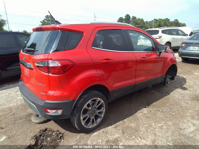 2021 FORD ECOSPORT TITANIUM - MAJ6S3KL9MC401912