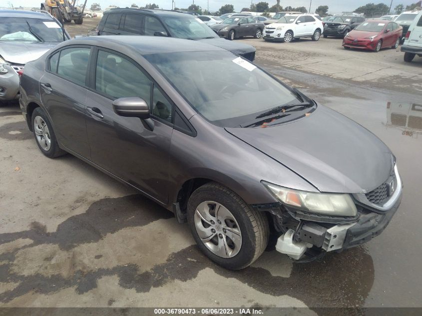 2014 HONDA CIVIC SEDAN LX - 19XFB2F57EE258646