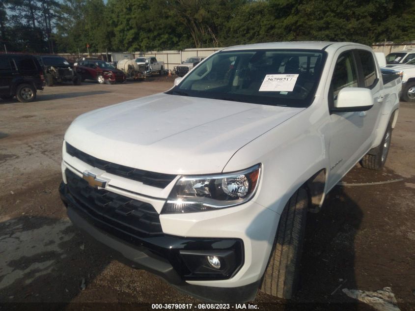 2022 CHEVROLET COLORADO LT - 1GCGSCEN7N1227766