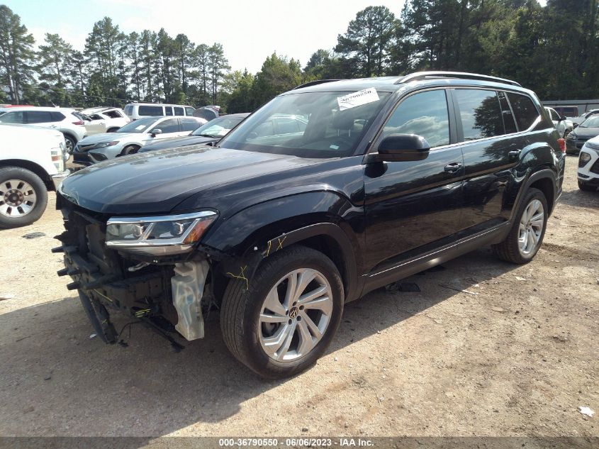2021 VOLKSWAGEN ATLAS 3.6L V6 SE W/TECHNOLOGY - 1V2HR2CA0MC542226