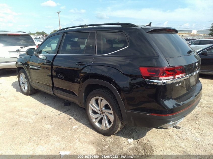 2021 VOLKSWAGEN ATLAS 3.6L V6 SE W/TECHNOLOGY - 1V2HR2CA0MC542226