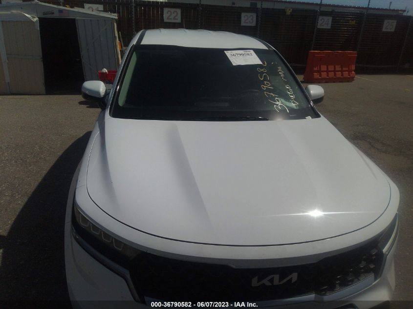 2022 KIA SORENTO LX - 5XYRGDLC5NG110317