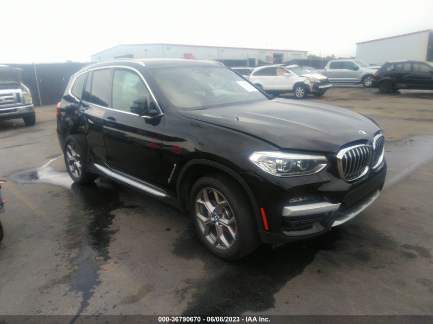 2021 BMW X3 SDRIVE30I - 5UXTY3C06M9E36955