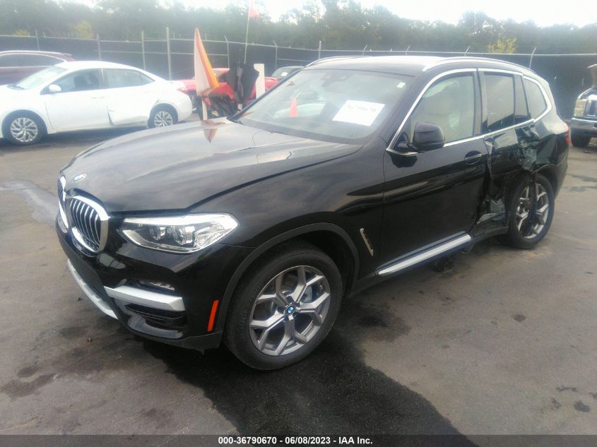 2021 BMW X3 SDRIVE30I - 5UXTY3C06M9E36955