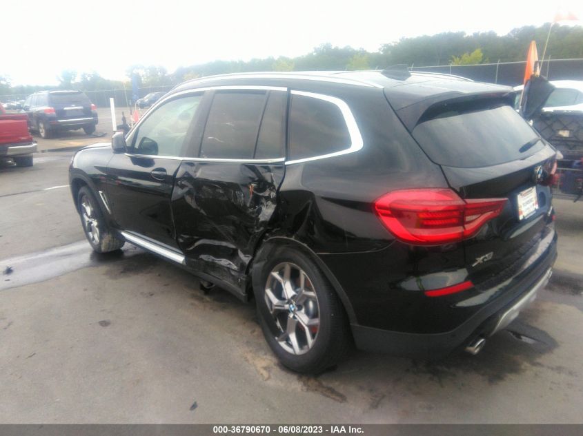 2021 BMW X3 SDRIVE30I - 5UXTY3C06M9E36955