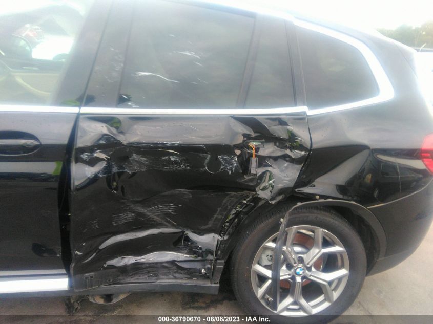 2021 BMW X3 SDRIVE30I - 5UXTY3C06M9E36955