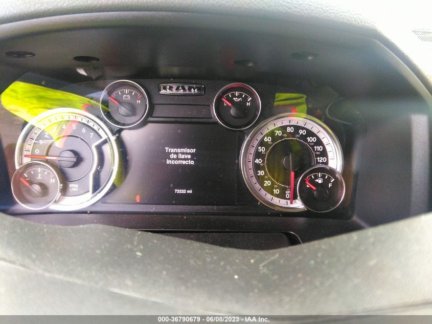 2019 RAM 1500 CLASSIC BIG HORN - 1C6RR7TT9KS648320