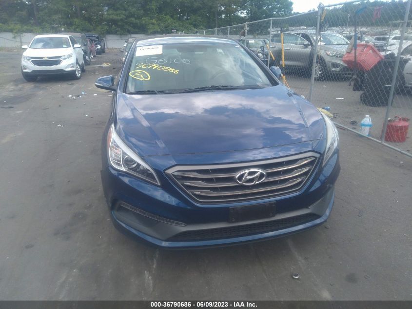 2016 HYUNDAI SONATA 2.4L SPORT - 5NPE34AF0GH423049