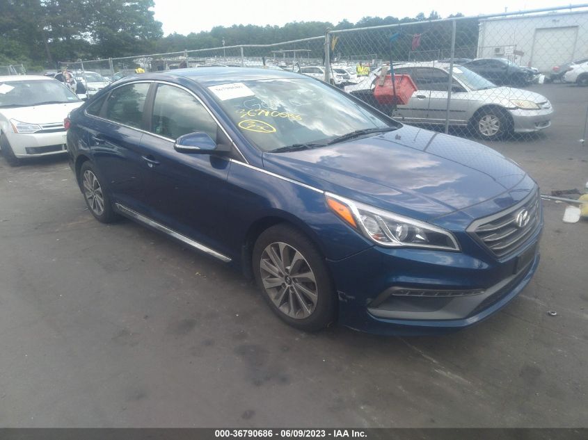 2016 HYUNDAI SONATA 2.4L SPORT - 5NPE34AF0GH423049