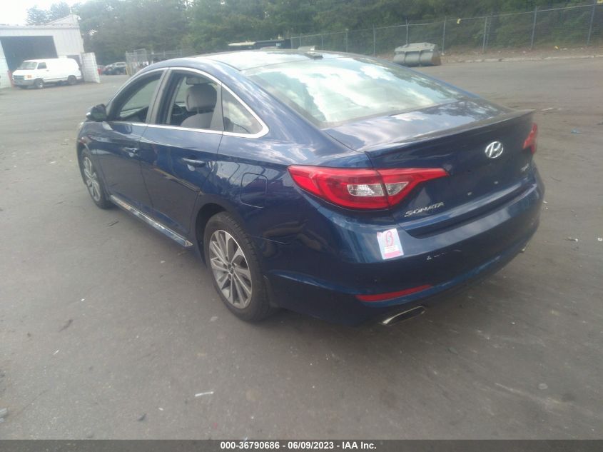 2016 HYUNDAI SONATA 2.4L SPORT - 5NPE34AF0GH423049
