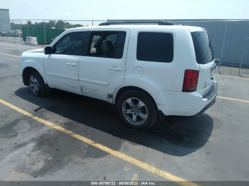 2013 HONDA PILOT EX-L - 5FNYF4H6XDB059470