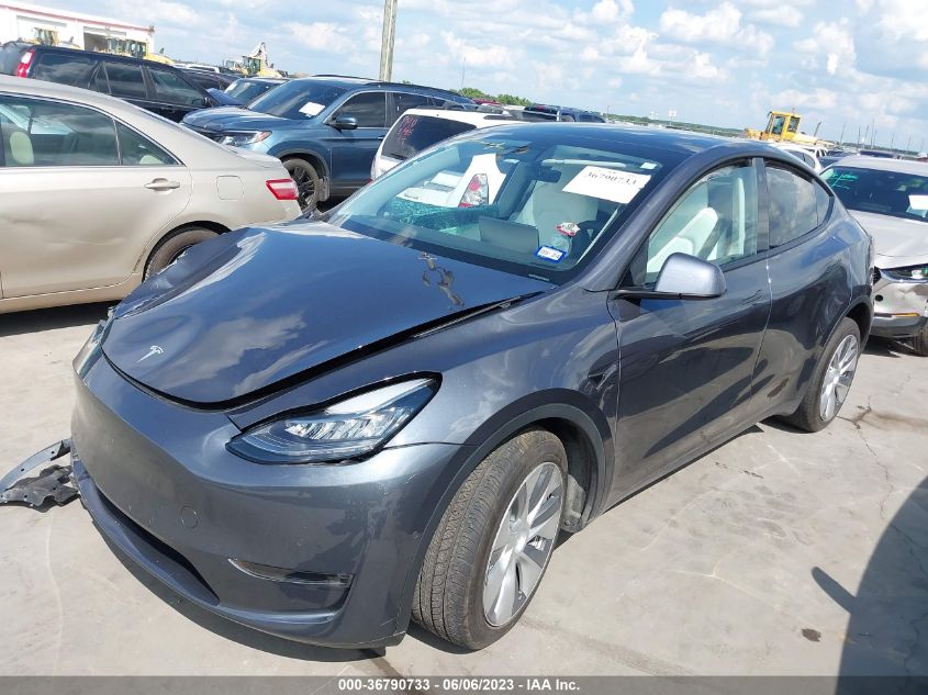 2022 TESLA MODEL Y LONG RANGE - 7SAYGDEE6NF417595