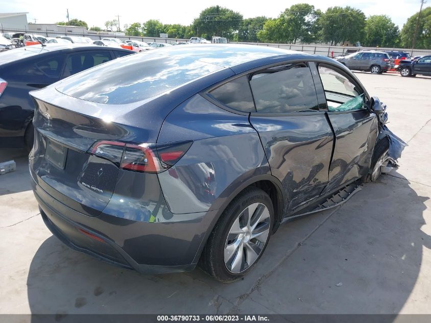 2022 TESLA MODEL Y LONG RANGE - 7SAYGDEE6NF417595