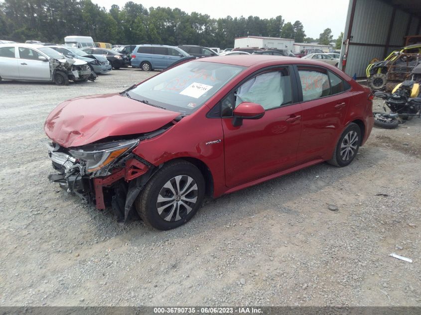 2021 TOYOTA COROLLA HYBRID LE - JTDEAMDE3MJ012840