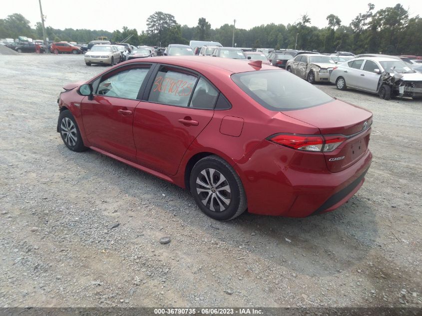 2021 TOYOTA COROLLA HYBRID LE - JTDEAMDE3MJ012840