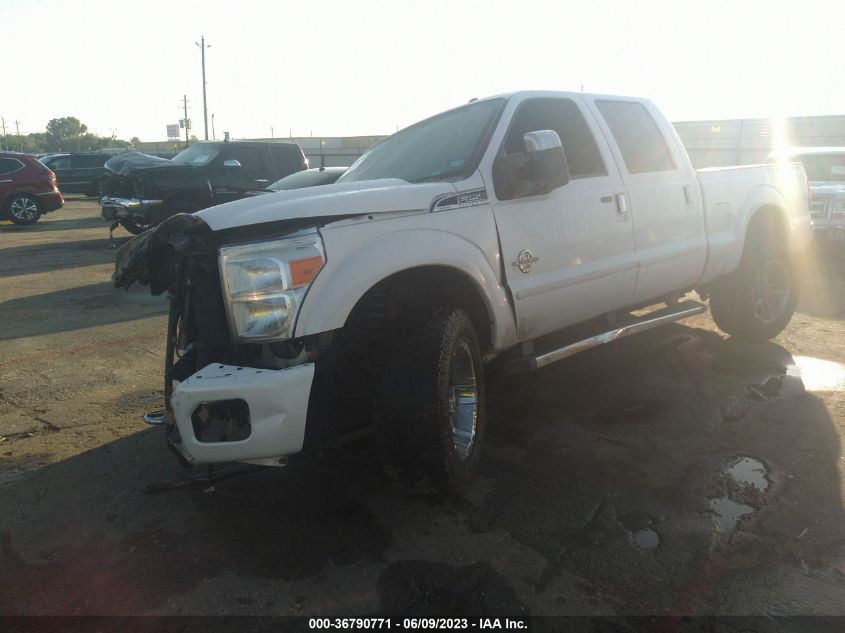 2015 FORD SUPER DUTY F-250 SRW LARIAT/PLATINUM - 1FT7W2BT1FEC87800