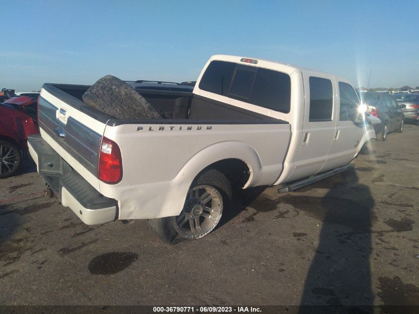 2015 FORD SUPER DUTY F-250 SRW LARIAT/PLATINUM - 1FT7W2BT1FEC87800
