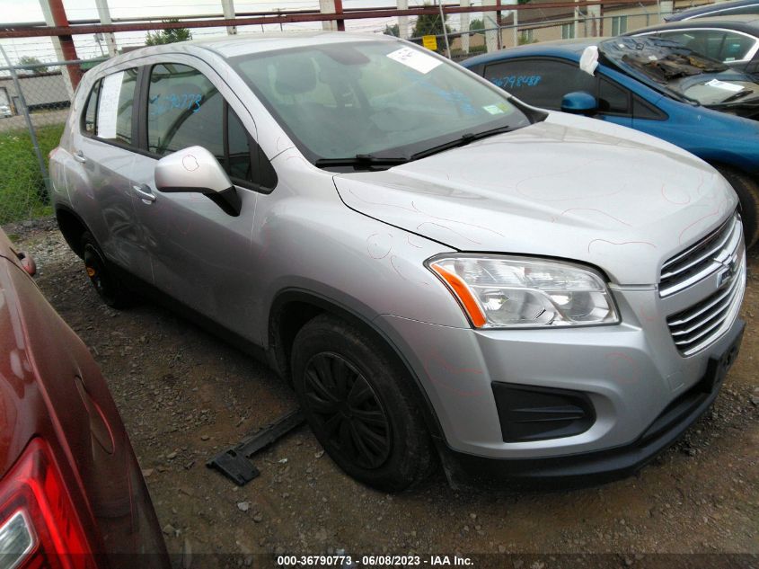 2015 CHEVROLET TRAX LS - KL7CJKSB9FB063483