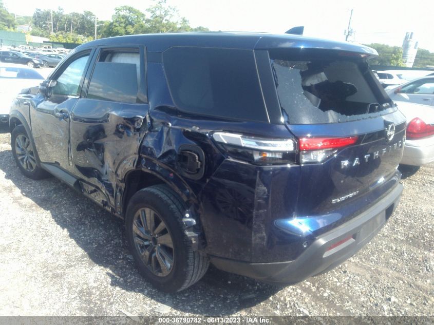 2022 NISSAN PATHFINDER S - 5N1DR3AC0NC255833