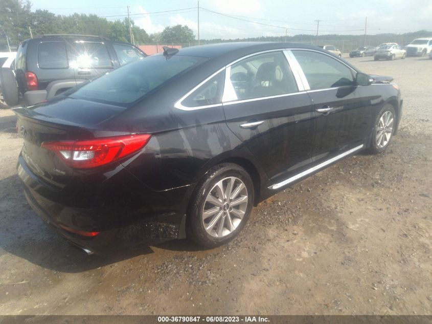 2017 HYUNDAI SONATA LIMITED - 5NPE34AFXHH587815