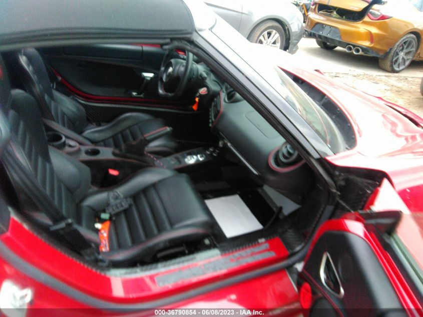 2018 ALFA ROMEO 4C SPIDER - ZARBAAB42JM271881