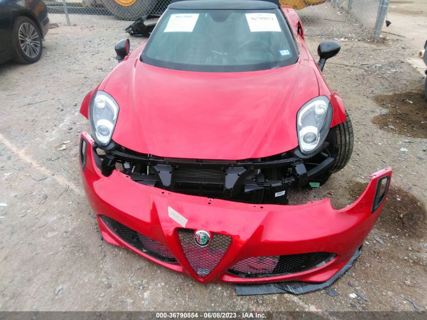 2018 ALFA ROMEO 4C SPIDER - ZARBAAB42JM271881