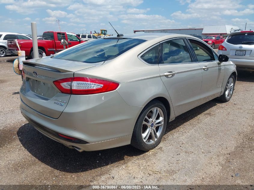 2015 FORD FUSION TITANIUM HYBRID - 3FA6P0RU3FR102452