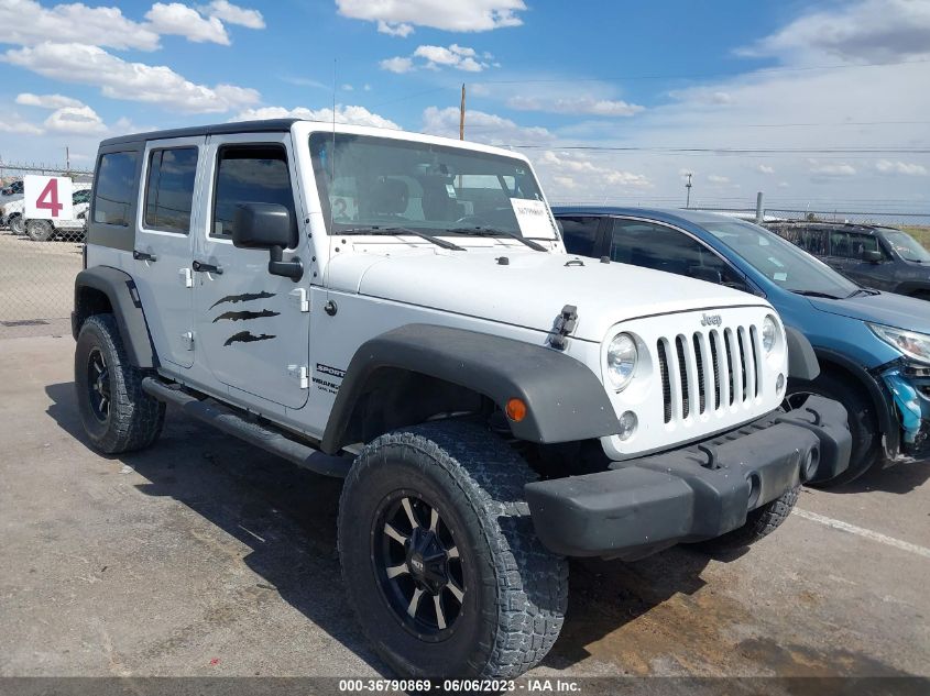 2015 JEEP WRANGLER UNLIMITED SPORT - 1C4BJWDG8FL523662
