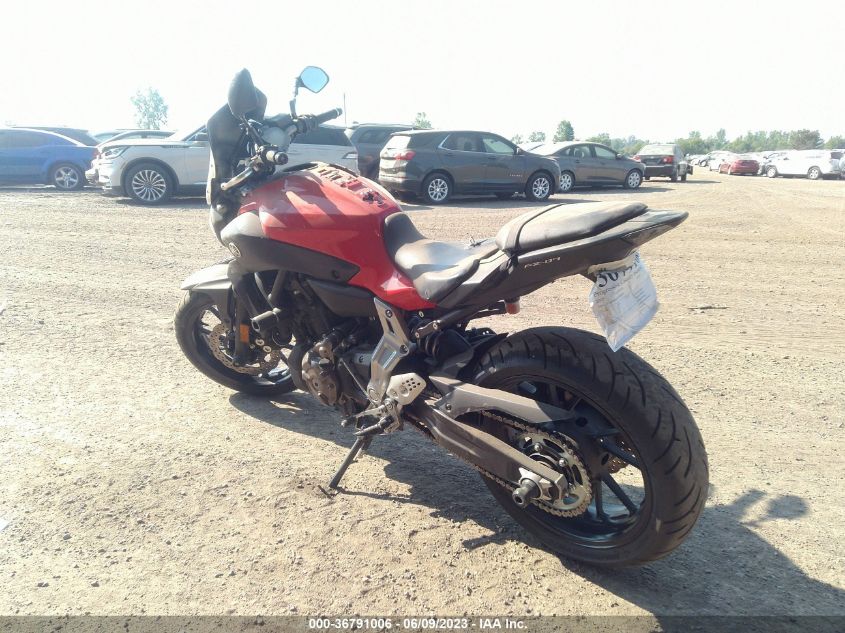 2015 YAMAHA FZ07 JYARM06E7FA004656