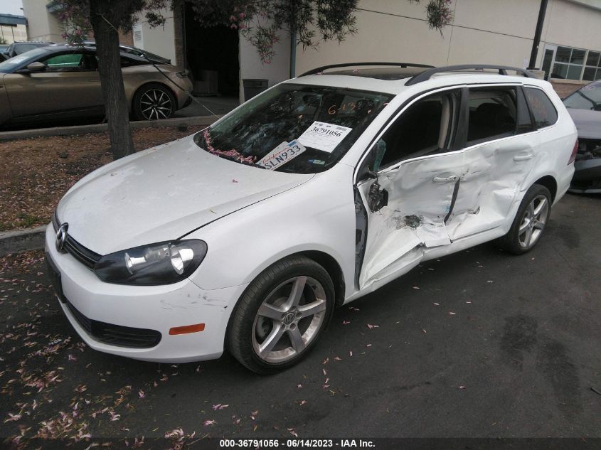 2014 VOLKSWAGEN JETTA SPORTWAGEN TDI W/SUNROOF - 3VWPL7AJXEM623066