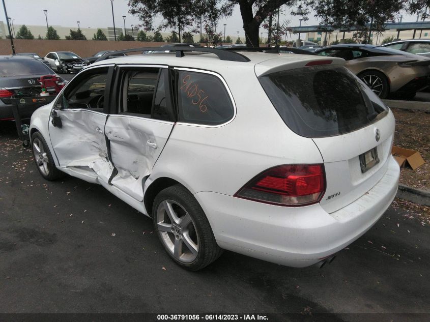 2014 VOLKSWAGEN JETTA SPORTWAGEN TDI W/SUNROOF - 3VWPL7AJXEM623066