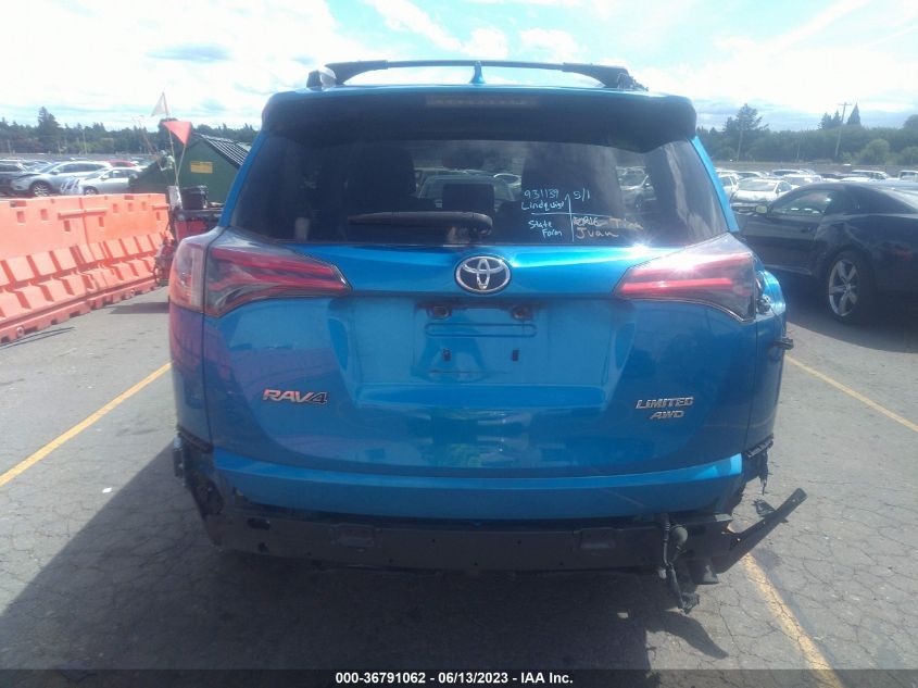 2016 TOYOTA RAV4 LIMITED - JTMDFREV6GJ075203