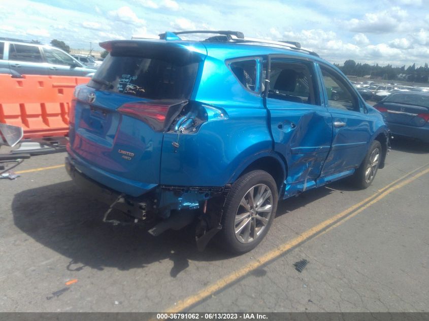 2016 TOYOTA RAV4 LIMITED - JTMDFREV6GJ075203