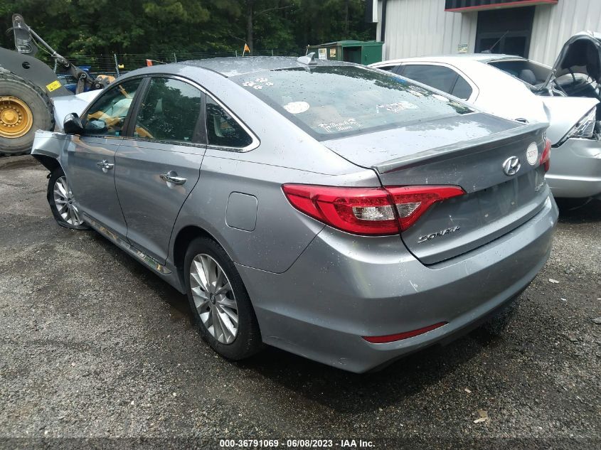 2015 HYUNDAI SONATA 2.4L LIMITED - 5NPE34AF8FH030771