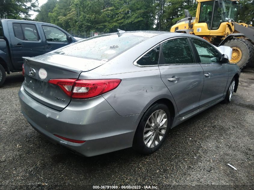 2015 HYUNDAI SONATA 2.4L LIMITED - 5NPE34AF8FH030771