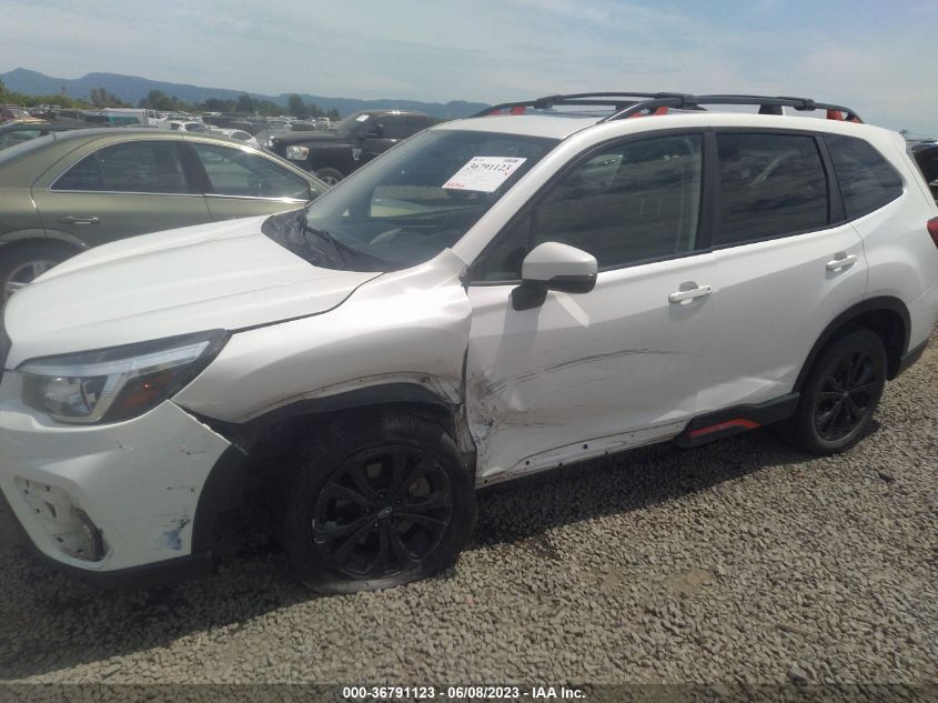 2019 SUBARU FORESTER SPORT - JF2SKAPC7KH487454