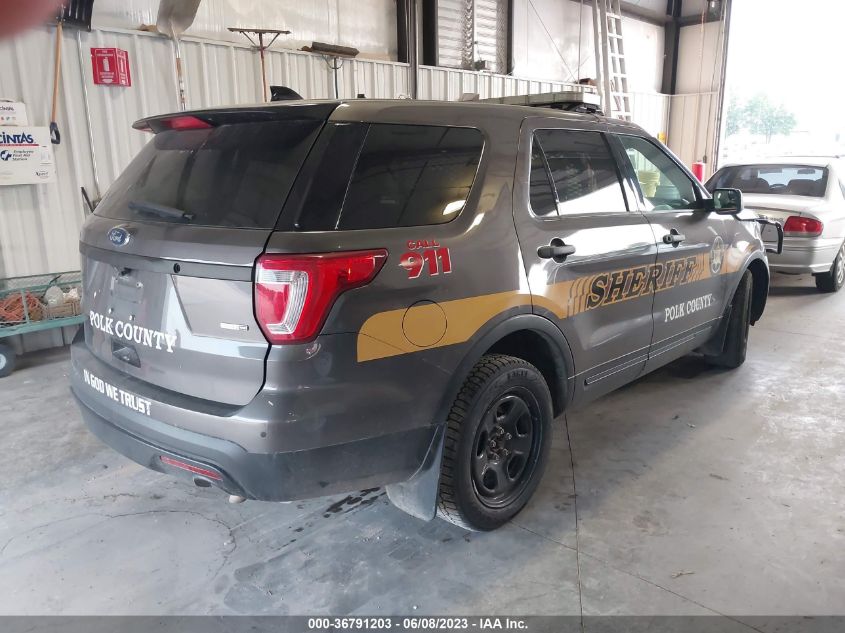 2017 FORD POLICE INTERCEPTOR 1FM5K8ARXHGC79077