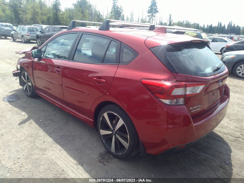 2019 SUBARU IMPREZA SPORT - 4S3GTAM64K3743238