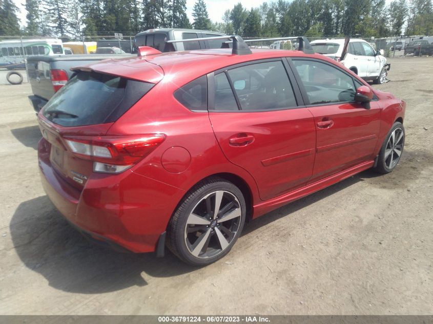 2019 SUBARU IMPREZA SPORT - 4S3GTAM64K3743238
