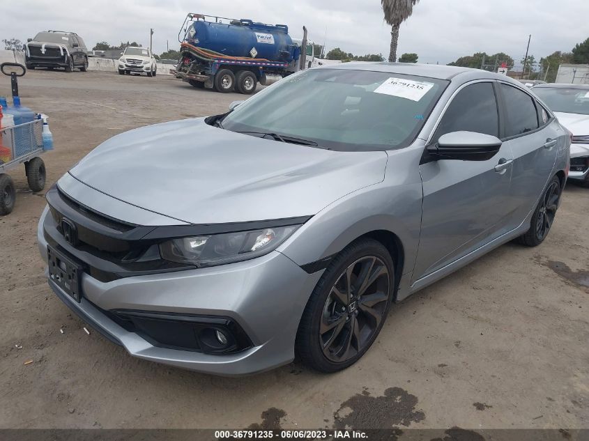 2020 HONDA CIVIC SEDAN SPORT - 2HGFC2F82LH585255