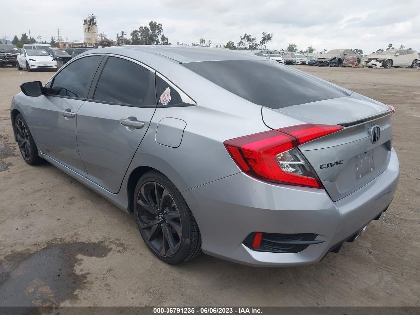 2020 HONDA CIVIC SEDAN SPORT - 2HGFC2F82LH585255