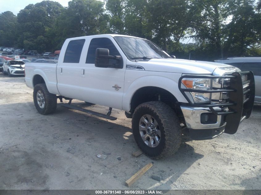 2016 FORD SUPER DUTY F-250 SRW LARIAT/PLATINUM - 1FT7W2BT3GEB47670