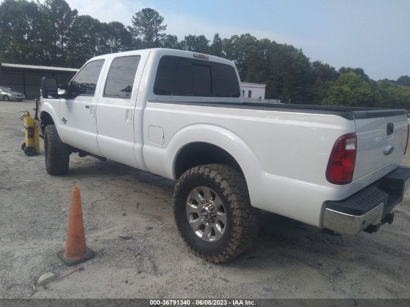 2016 FORD SUPER DUTY F-250 SRW LARIAT/PLATINUM - 1FT7W2BT3GEB47670
